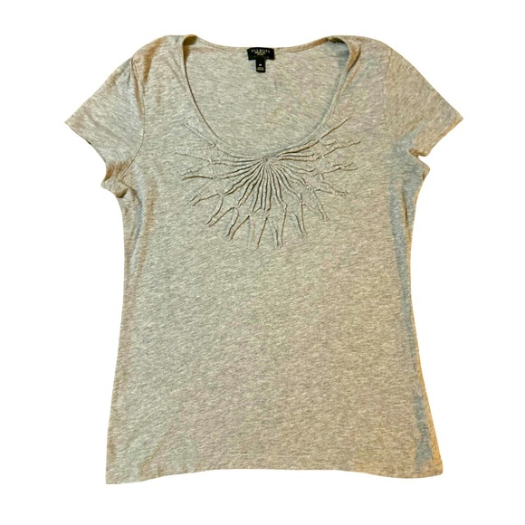 Talbots Textured Short-Sleeve Shirt - Picture 1 of 5